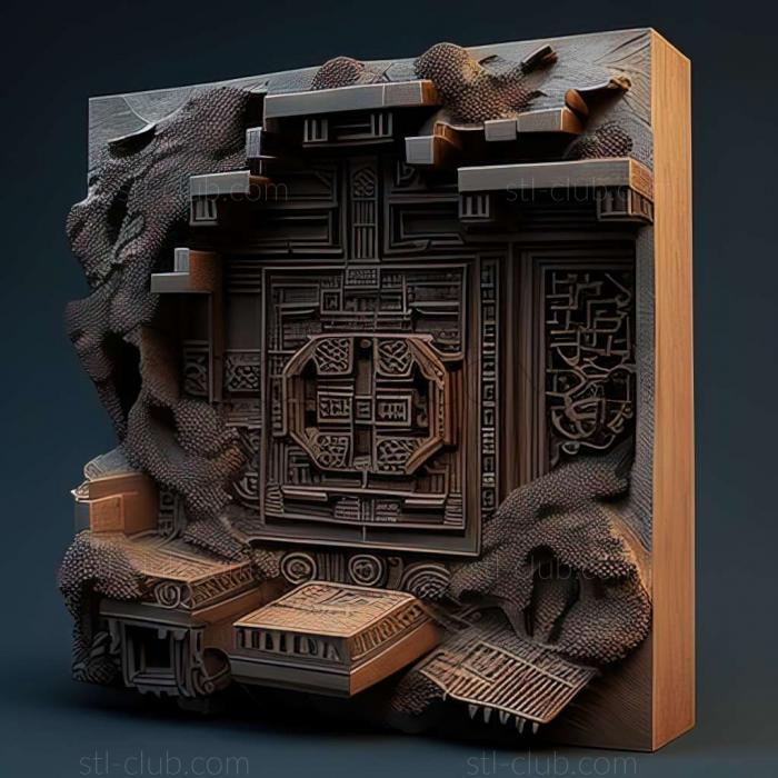 3D model kowloon walled (STL)